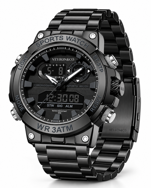 VEYRON&CO Atlas Noir — tres cuartos — VEY-017-01