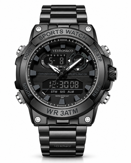 VEYRON&CO Atlas Noir — frontal — VEY-017-02