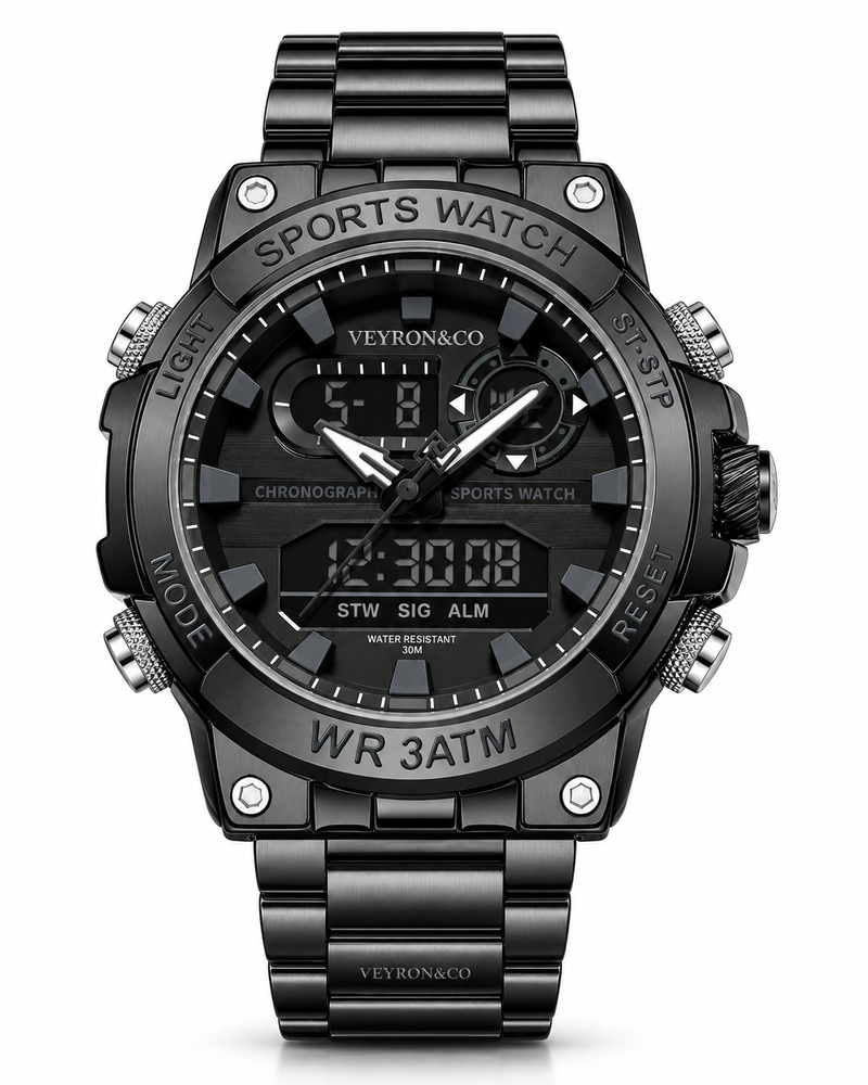 VEYRON&CO Atlas Noir — frontal — VEY-017-02